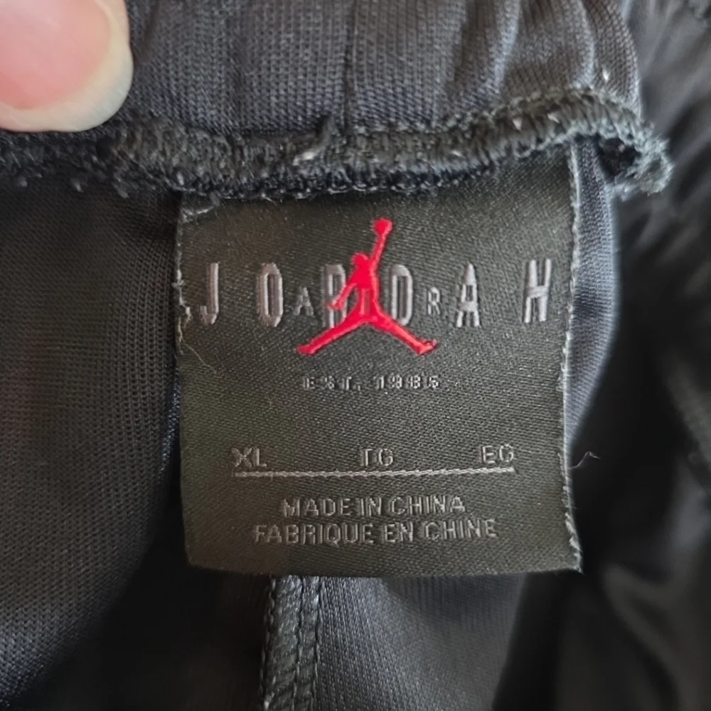 NIKE AIR JORDAN Jumpman Classics Tricot Warm-Up Pants Sid Stripe Black Mens XL